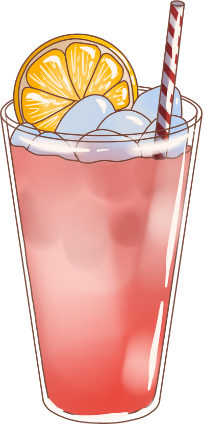 Indonesia Anime Style Pink Lemonade